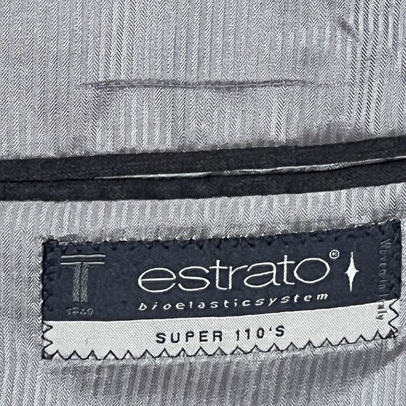 Jack Victor Mens 54R Loreto CT Estrato Super 110s Wool Sport Coat Blazer - Picture 6 of 8